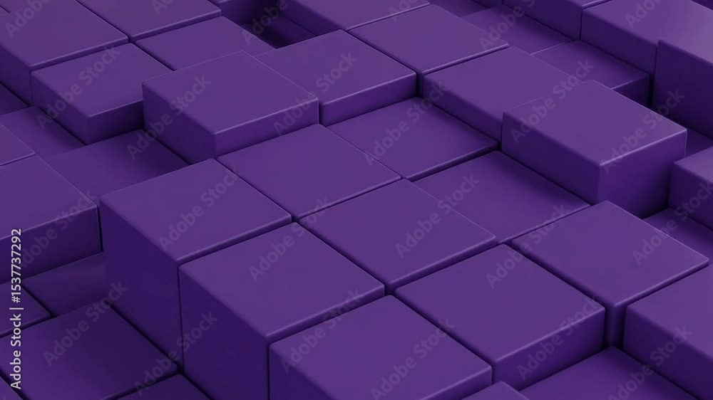 Abstract perspective of nested square frames receding into the distance