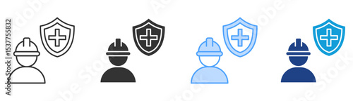 Injury Prevention Icon Set Multiple Style Collection