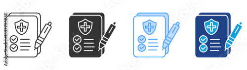 Safety Audit Icon Set Multiple Style Collection