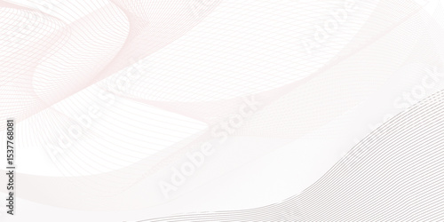Premium background design with white line pattern (texture) in luxury pastel colour. Abstract horizontal vector template for business banner, formal backdrop, prestigious voucher, luxe invite