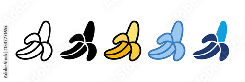 Banana Icon Element For Design