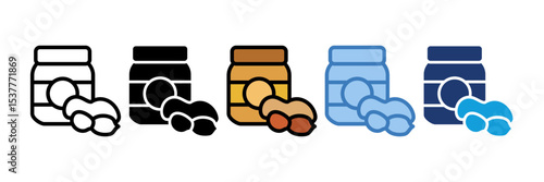 Peanut Butter Icon Element For Design