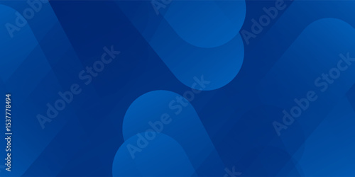 Abstract blue background with glowing geometric lines. Modern blue gradient art square shape design. Futuristic technology concept modern simple nice good