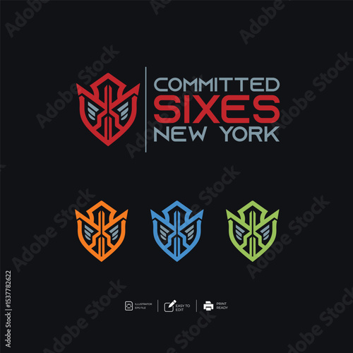 Logo template design ideas vector