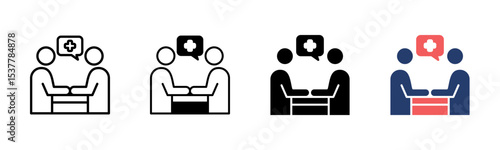 Health Checkup icon sheet multiple style collection