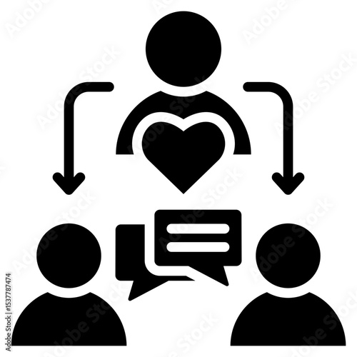 Empathetic Leadership Icon