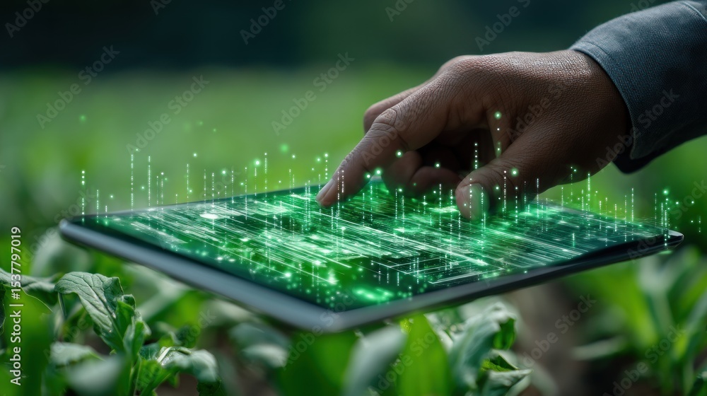 Obraz premium Agricultural tech