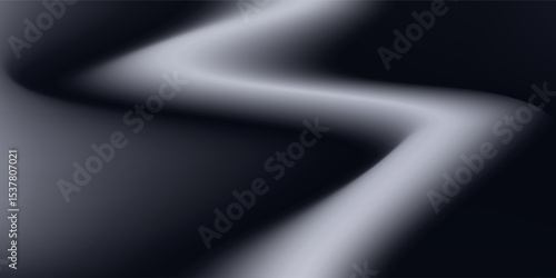 Abstract render of illuminated gray colored corridor art vector simple modern illustration