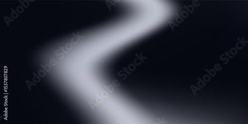 Abstract render of illuminated gray colored corridor art vector