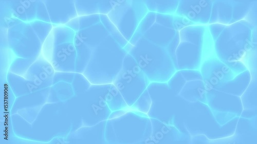 Serene Surface of Light Blue Water with Subtle Ripple Movement and Floating Bubbles – Tranquility in Nature