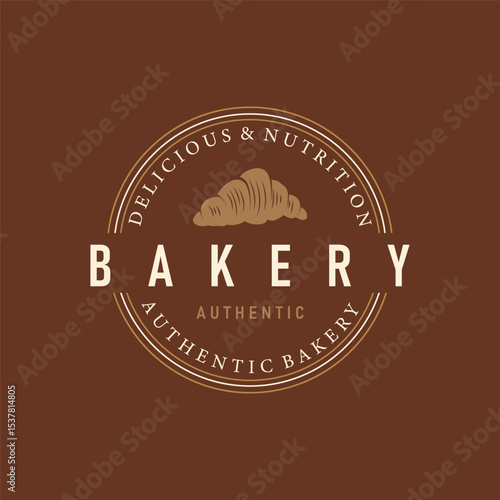 food concept with delicious and tasty bread logo with a simple minimalist logo and modern bread silhouette symbol template illustration brand product shop, restaurant, bar illustration or poster