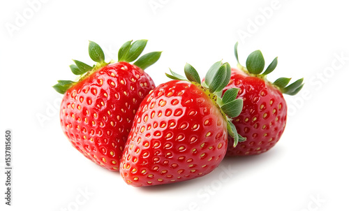 Wallpaper Mural Strawberry isolated on white background with clipping path Torontodigital.ca