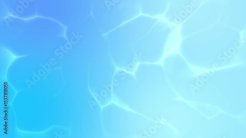 Shimmering Light Blue Water with Surface Ripples, Clear Bubbles, and Subtle Splashes – Relaxing Aquatic Scene