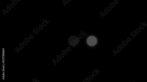 3 dots looping progress animation. Loading dot motion. Typing loading dots video.