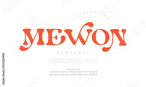 Funky serif font with fluid curves and retro elegance, great for music covers and modern retro designs