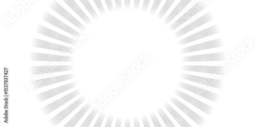 Abstract Radial Burst Monochrome Graphic Design. Retro grayscale sun rays background with dirty burnt effect.