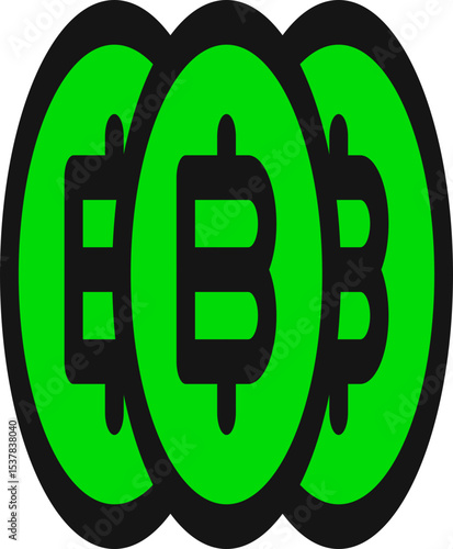 Blockchain and Cryptocurrency Icon Set