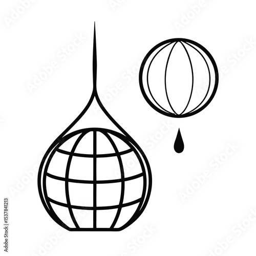 Vibrant times square new year s eve ball drop illustration a celebratory vector design featuring a glittering ball descending against a detailed city backdrop