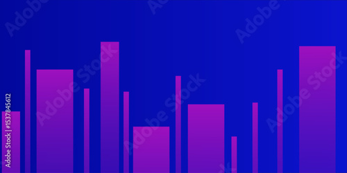 Abstract blue and pink gradient background. Creative illustration for poster, web, landing, page, cover, EPS 10