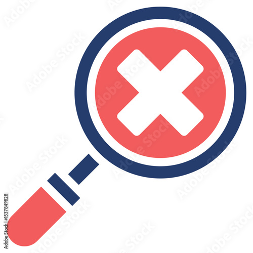 Failed solid color icon