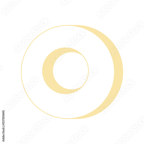 torus 3d shape soft color element