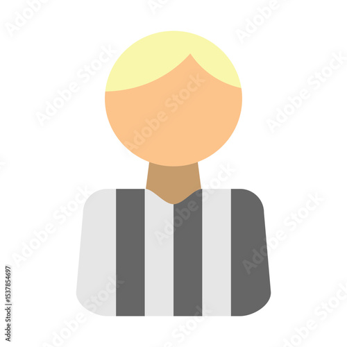 Criminal Vector Flat Icon Design