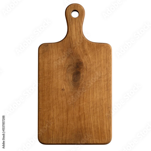 Elegant wooden cutting board for culinary adventures and presentations.