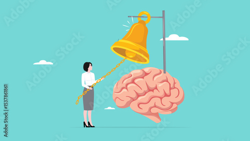 Self awareness, develop creativity to increase sensitivity in dealing with a situation, quick response, woman ring the bell in his brain to awaken self-awareness and sensitivity to the situation