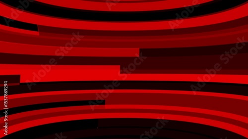 International news background animation. Digital world news background animation, red color 3d rotated ear, abstract technology News background animation. 4k 