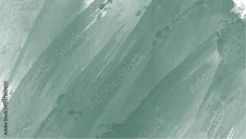 Green watercolor background with copyspace for your design. vector.