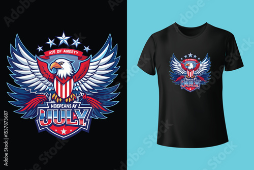 USA Freedom Veterans day Independence day Memorial day Patriot day USA flag Veteran patriotic vector illustration army gun skull skeleton eagle t-shirt design