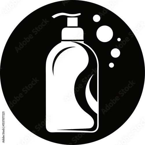 bottle of shampoo