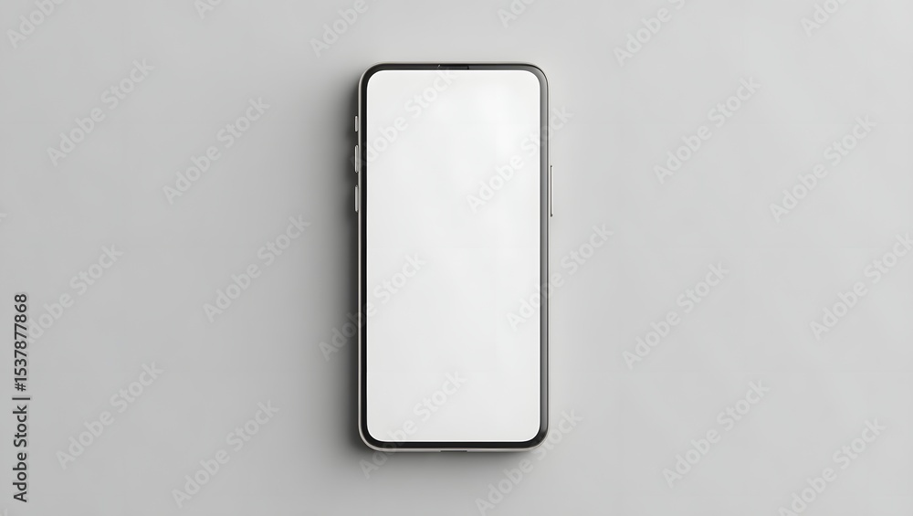 Phone Display Mockup: Blank Phone Screen with Elegant Color Background Phone Display Mockup: Blank Phone Screen with Elegant Color Background