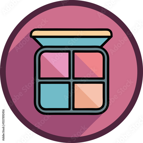 vector illustration of a jar of cosmetics