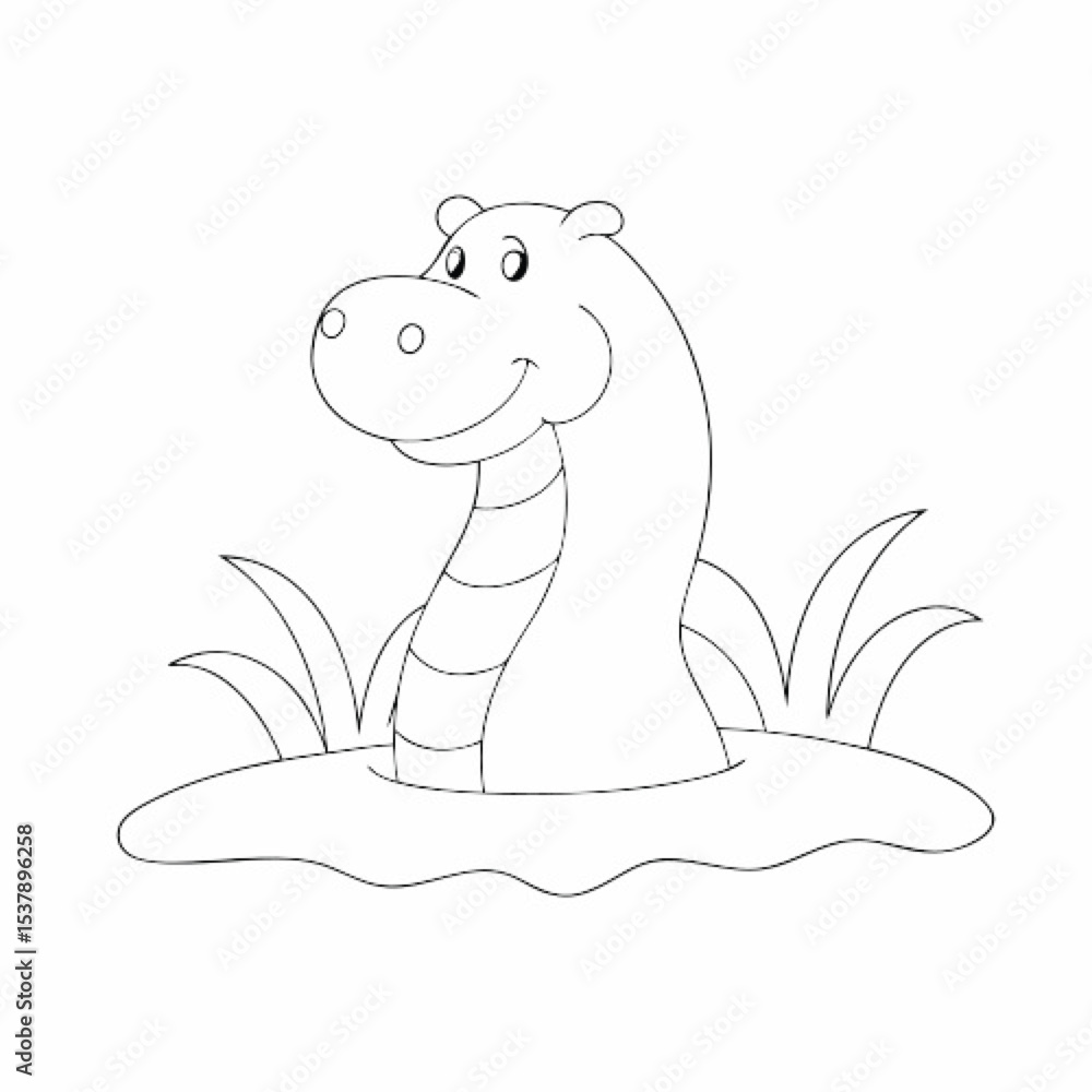 Dinosaur sit in Mud with Grass Dinosaur sit in Mud with Grass