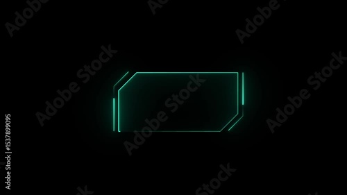 Wallpaper Mural glowing neon line rectangle animation background 4k video. Colorful laser show seamless loop 4K border Colorful laser show seamless loop 4K border, 4k video animation . Torontodigital.ca