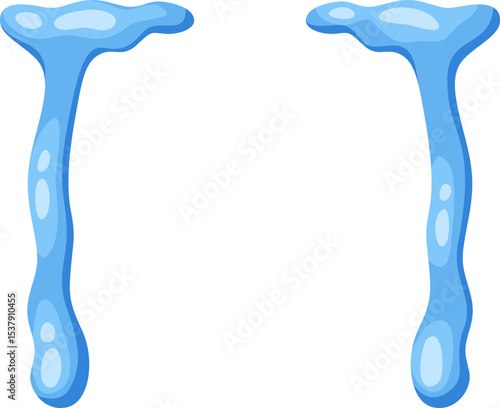 Cartoon Tear Illustration