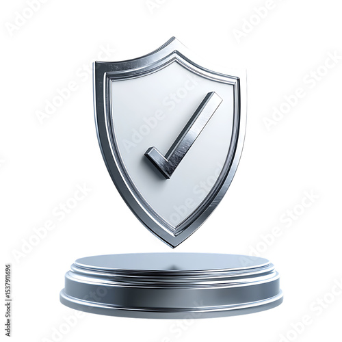 Secure Shield Icon With Check Mark Standing png