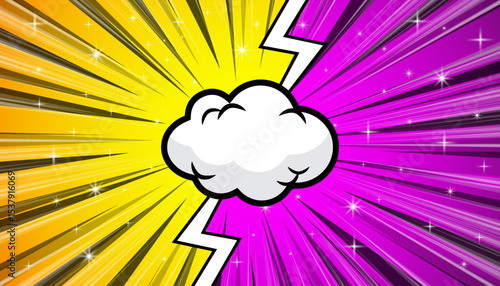 Comic versus battle template background. vector illustration.