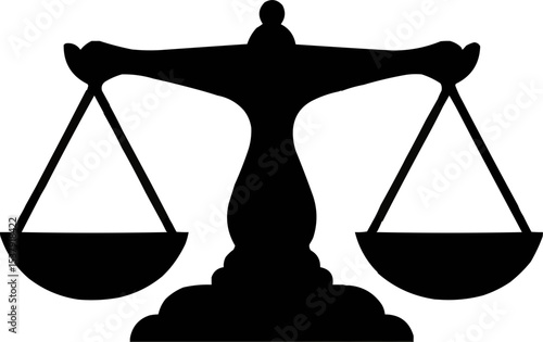 scales of justice vector illustration