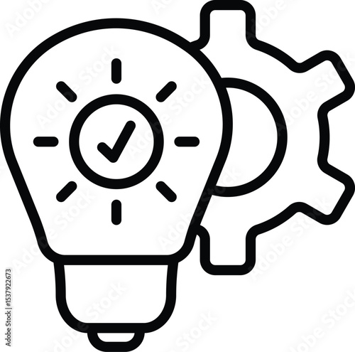 Feasible Lightbulb Icon 