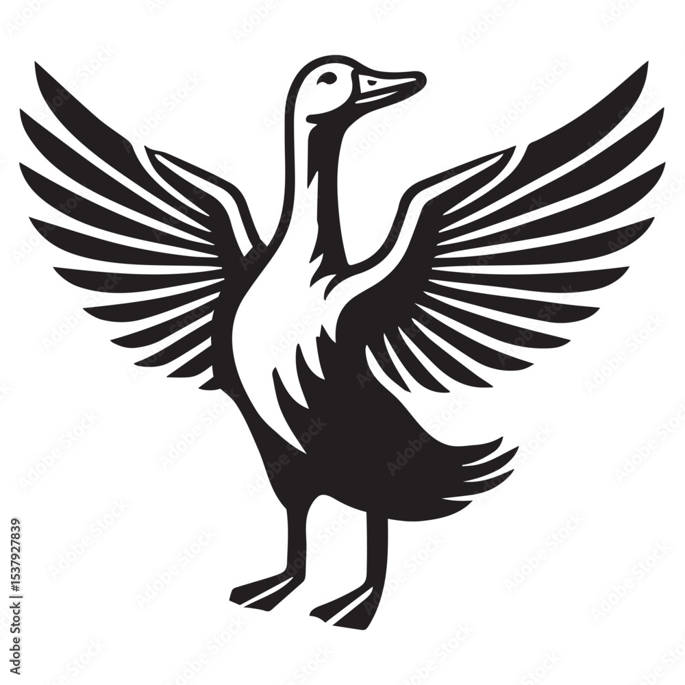 Obraz premium Cute and Funny Duck Design for Sublimation Crafts