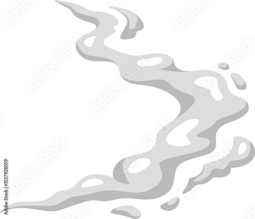 Cartoon Cloud Smoke Illustration