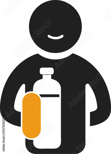 vector illustration of a medicine