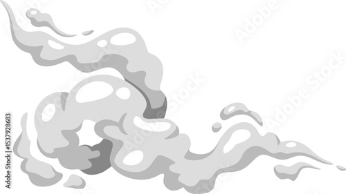 Cartoon Cloud Smoke Illustration