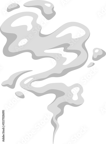 Cartoon Cloud Smoke Illustration