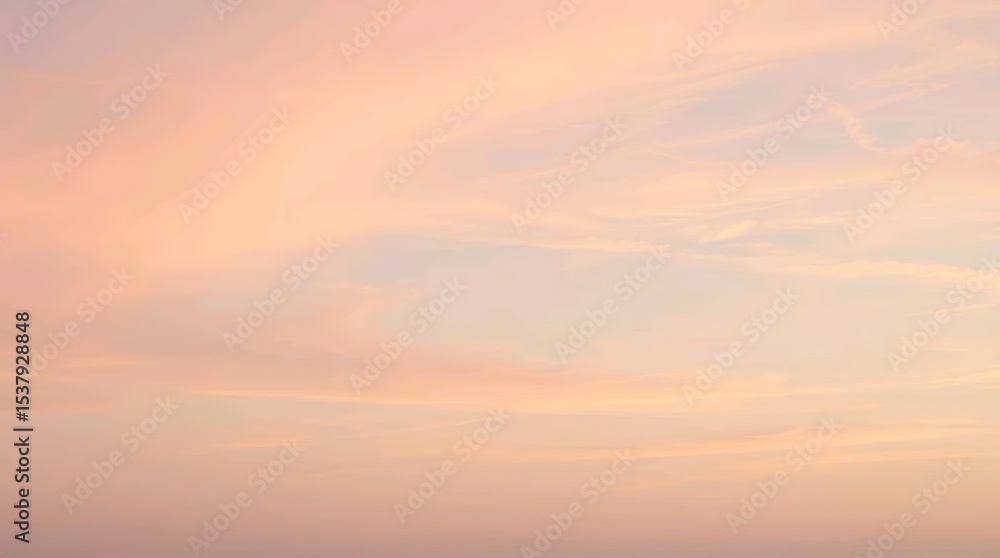 Obraz premium soft pastel gradient sky