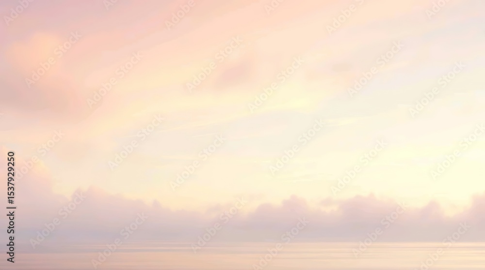 Fototapeta premium soft pastel gradient sky