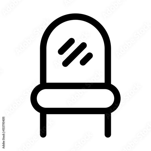 Mirror Chair Icon
