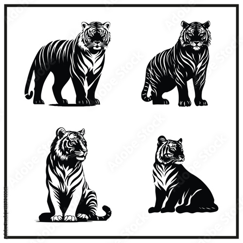 Tiger Clipart Silhouette